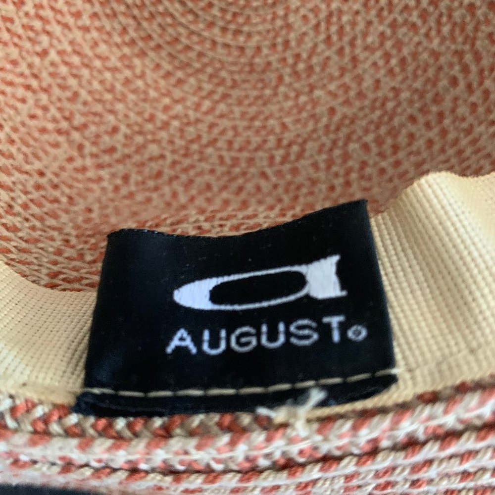 August Oversized Raffia Sun Hat - Picture 4 of 4